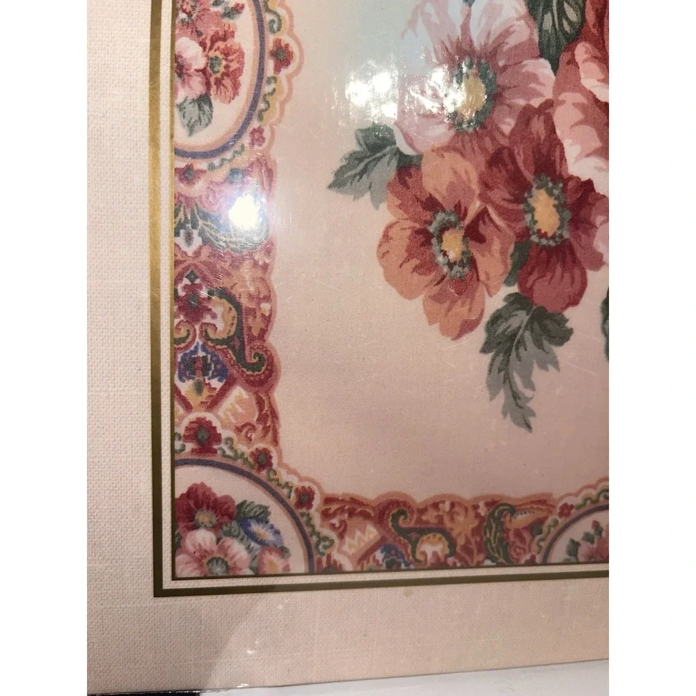 Vintage Sealed New Photo Album Binder Floral Roses Made In USA Cottage Core